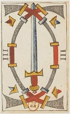 three of swords