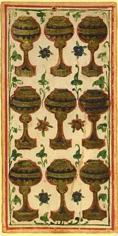 nine of cups