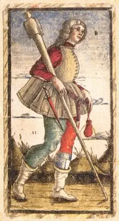 page of wands