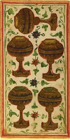 five of cups