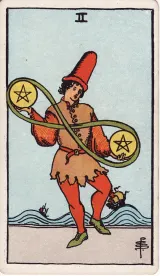two-of-pentacles