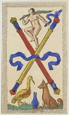 two of Batons