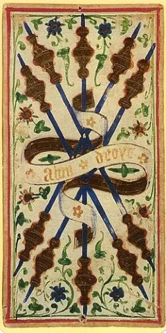 five of wands